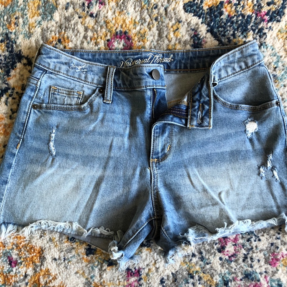 UNIVERSAL THREAD-Target distressed jean shorts